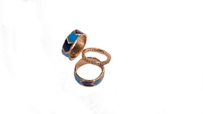 Classic Blue Stack Ring