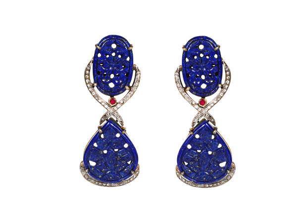 Ethereal Blue Earrings