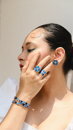 Classic Blue Stack Ring